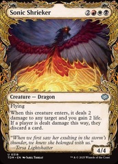 (318) Sonic Shrieker - FOIL - SHOWCASE DRACONIC FRAME
